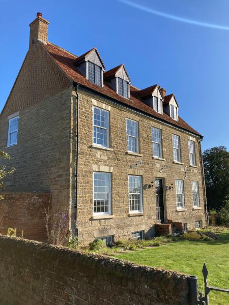 Lenborough Accoya sash and case window project  Gallery Main Photo